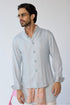 RTW-Squares Nehru Jacket with Henly Collar Kurta Set